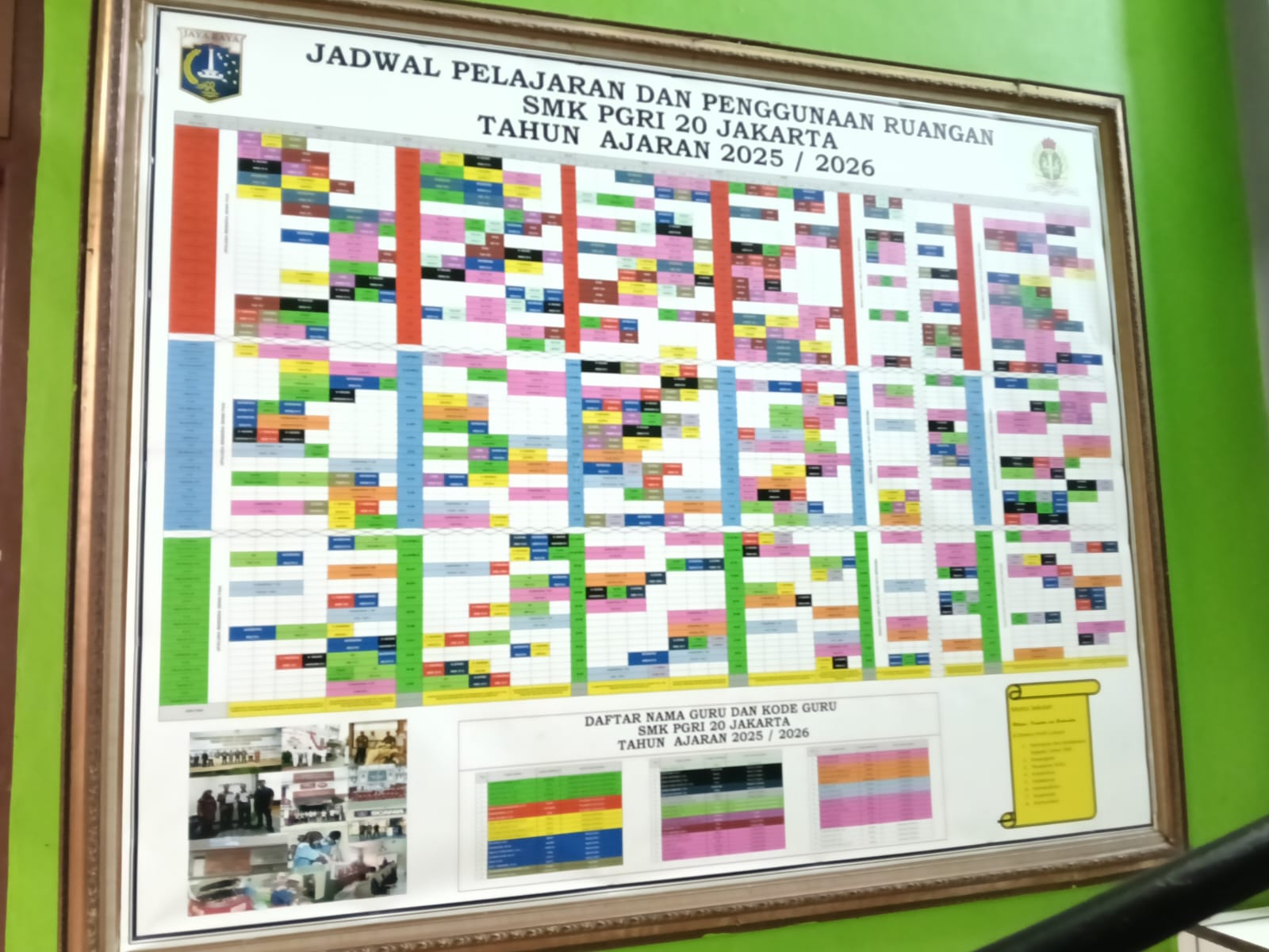 jadwal pelajaran